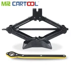 Mr Cartool 2-тонный Автомобильный домкрат для автомобильного роликового домкрата ножничный подъемник инструмент для ремонта шин 40 см высота 2 T
