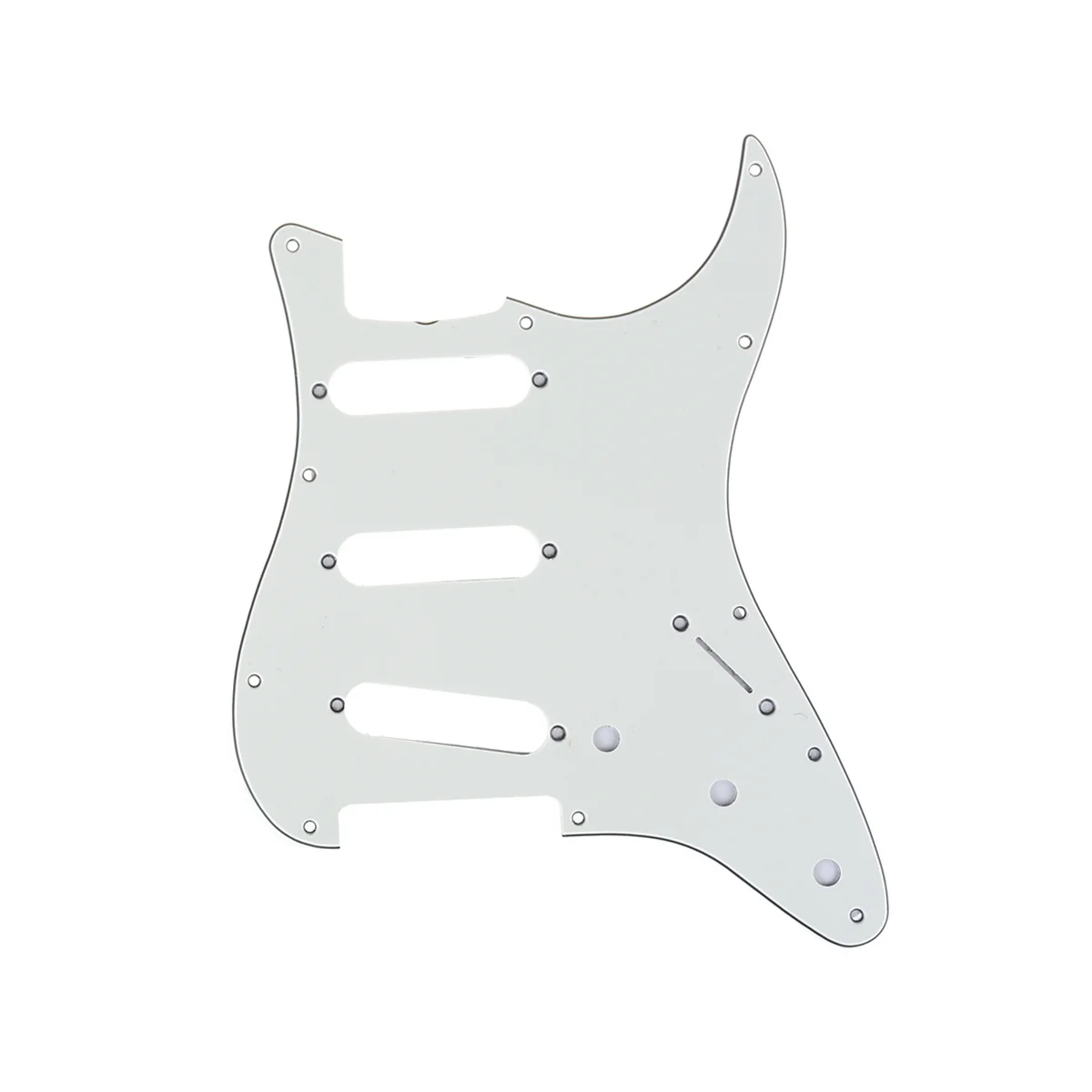 Musiclily Pro 11-Hole 62 Винтажный стиль SSS Strat Guitar Pickguard для American Stratocaster 3Ply пергамент | Спорт