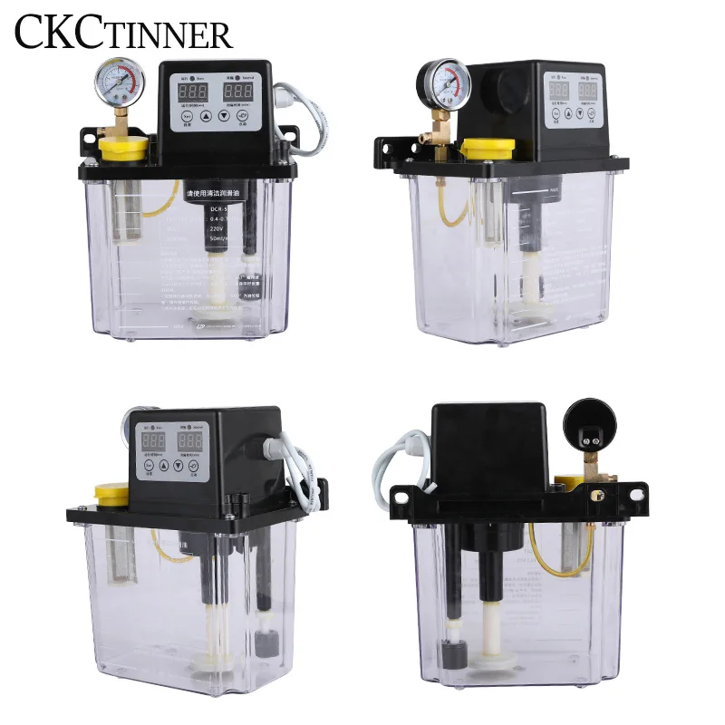 220V 0.5L/1L/2L Liters Lubricant Pump CNC Electromagnetic Automatic  Lubrication Pump Lubricator Oil Pump Oil injectors