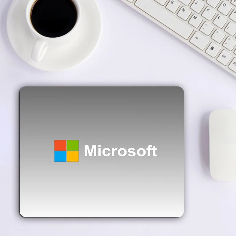 

Small Mouse Pad With Logo of Windows for Office Workers and Gamers Gaming Pc Gamer Barato Rubber Mat Deskpad Table Pads