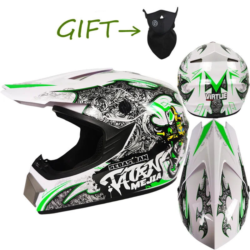 Шлем для мотокросса каска кафе гоночный шлем мотоцикла велосипеда козырек