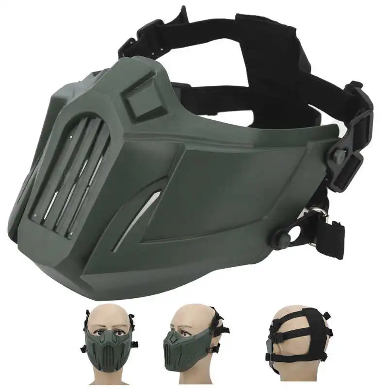 Тактическая защита для лица половины дышащая удобная военная оборудование
