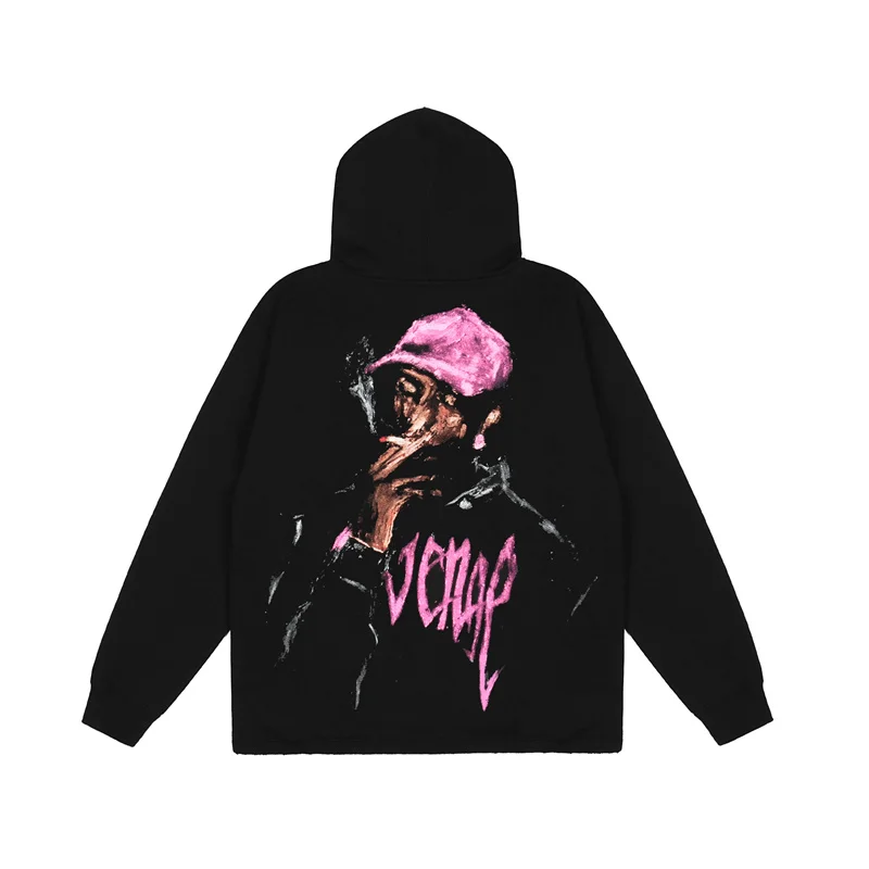 

Толстовка с капюшоном для мужчин и женщин, в стиле хип-хоп, с принтом персонажа, 2021