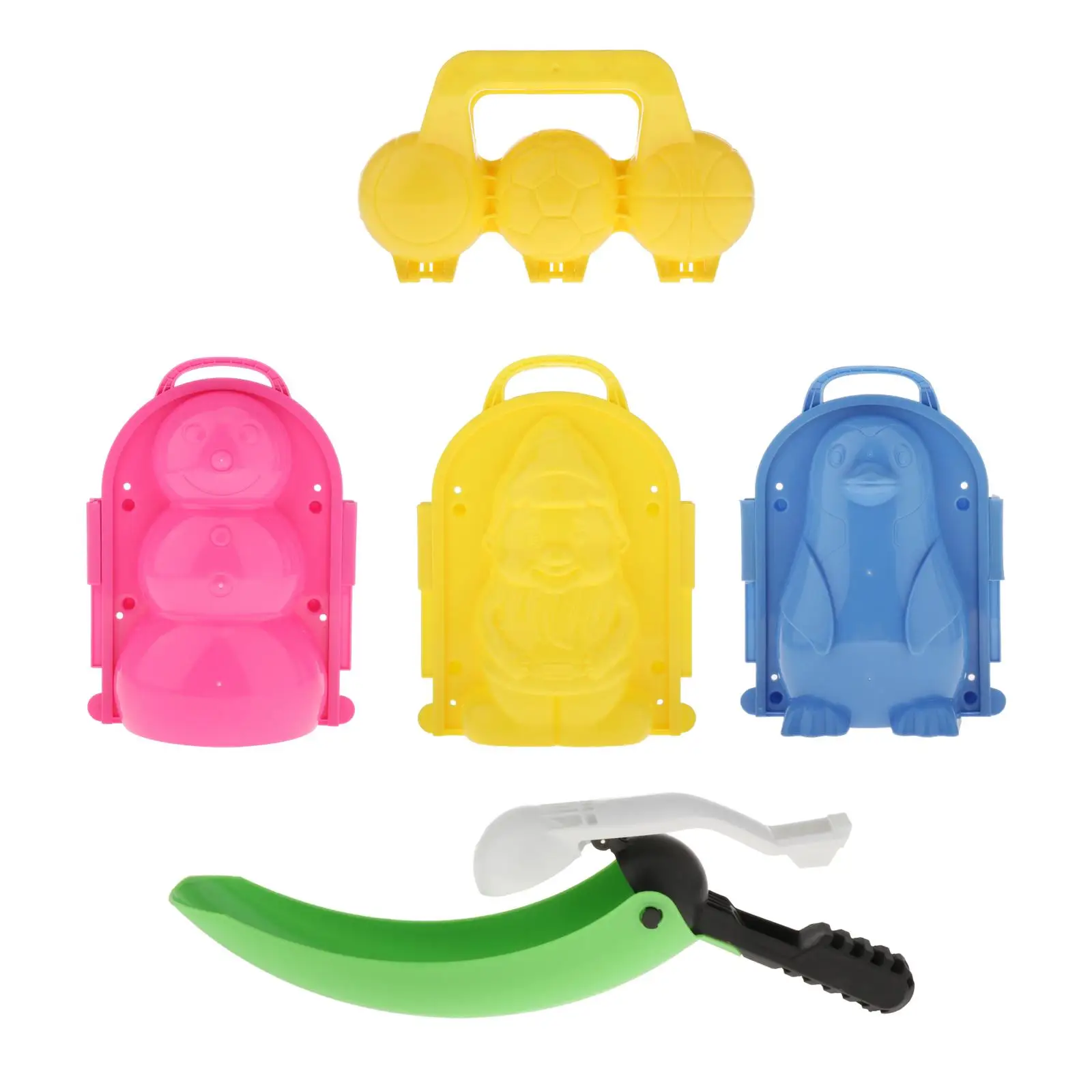 

Child Creative Snow Sand Fight Snowman Snowball Clip Tool Kids Winter Outdoor