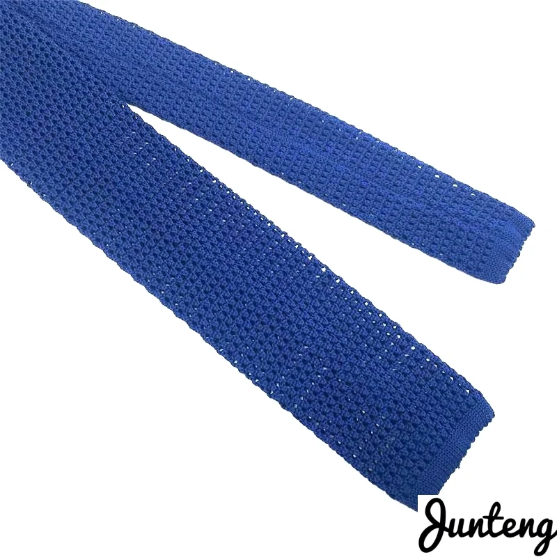 Fashion Men's Knitted tie Solid Colour Hollow-Carved Design Narrow Slim Woven Plain Neckties | Аксессуары для одежды