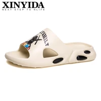 new arrivals mens summer robotyzy slides slip on breathable water beach sandal lightweight summer men slippers plus size 39 46