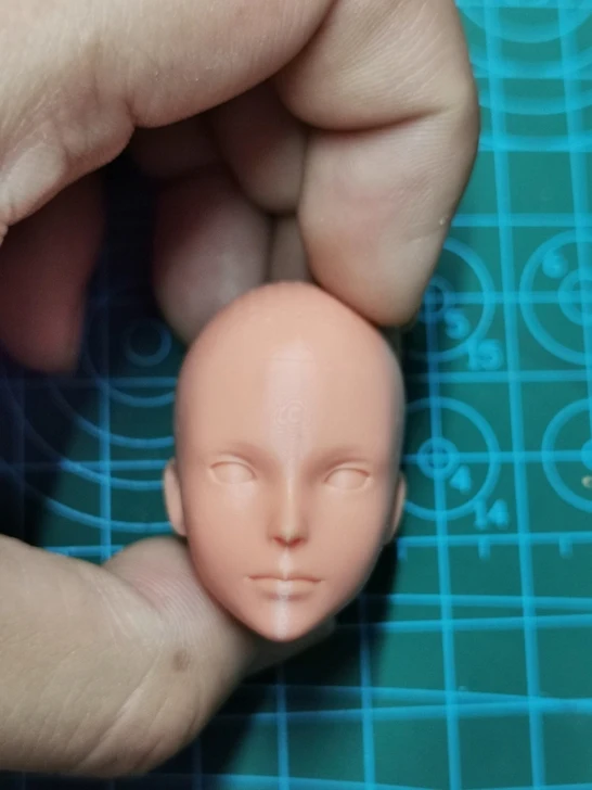 

1/6 Scale Sister Nier 2B Girl Beauty Unpainted Head Model for 12''Body DIY