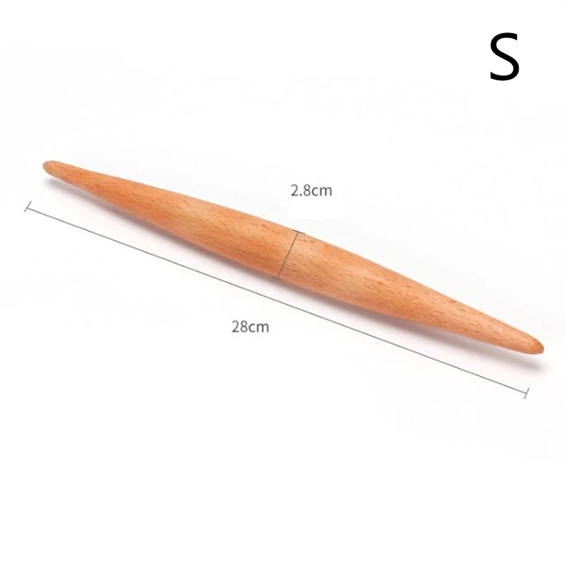 1 шт. Скалка деревянный ролик для помадки торта теста антипригарный кухонный