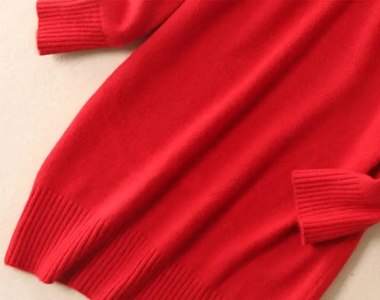 Осень зима 2021 элегантное прямое дизайнерское платье из смеси кашемира и хлопка с