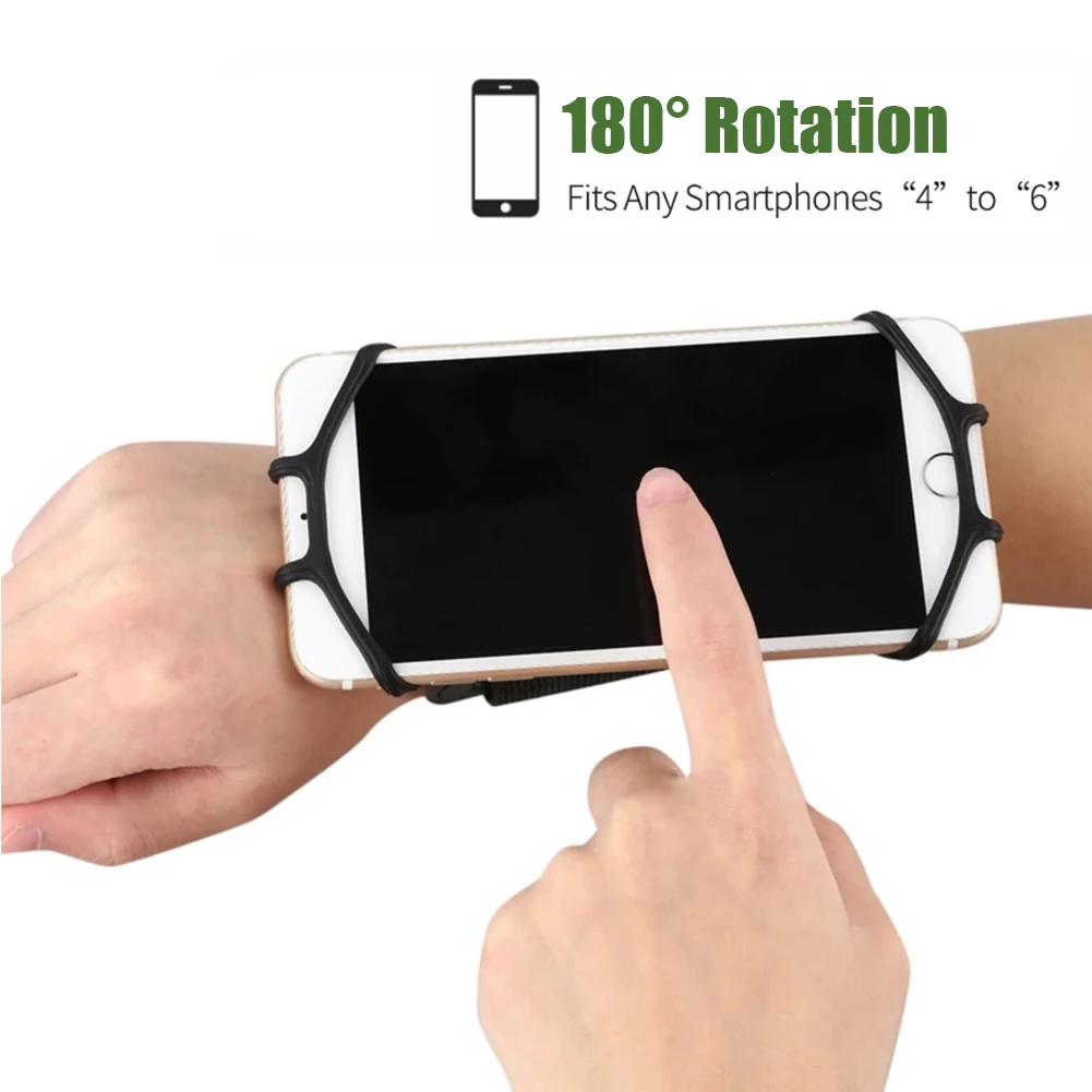 Universal Wristband Phone Holder for 4&quot-6.5&quot inch Smart Running Sports Armband Cycling Gym Bag Iphone Samsung Huawei | Мобильные
