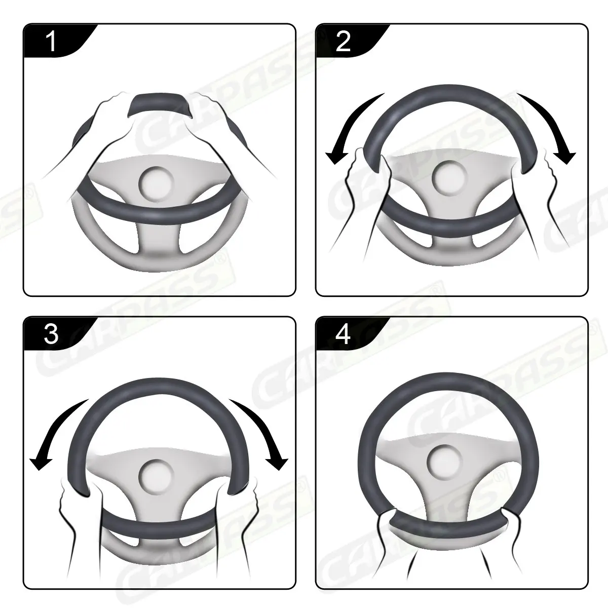 

Car Steering Wheel Cover Anti Slip Linen Flax Steering Covers Suitable 37-38cm Carbon Fiber Car Decoratio Car Accessories L1