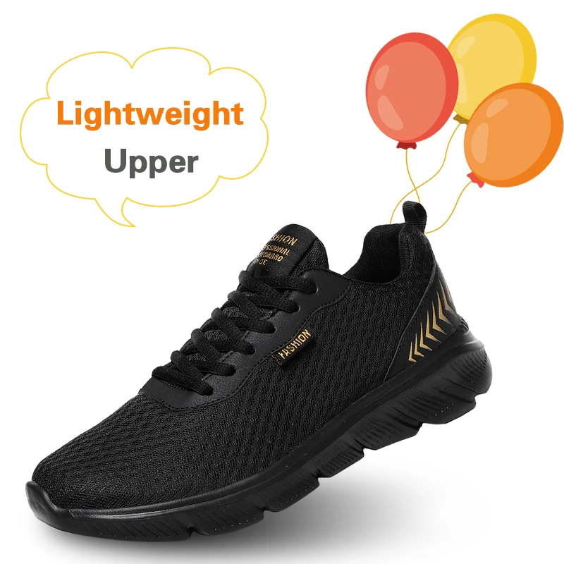 Men Sneakers Light Running Shoes For Breathable Lace Up Casual Comfortable Non-slip Walking Sports | Спорт и развлечения