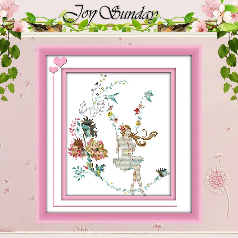 Узоры Женщина в мире набор для вышивки крестом сделай сам 11CT 14CT 16CT штампованный DMC