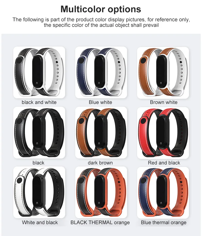 suitable for mi band 65 strap leather wristband leather wristband cowhide lightweight handmade leather wearable devices free global shipping