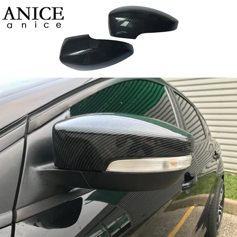 Чехол для зеркала заднего вида из углеродного волокна ford Focus RS ST MK3 2 шт. 2012-2018