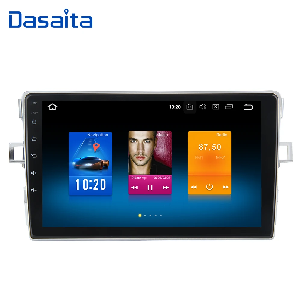 Dasaita " Android 9,0 Автомобильный мультимедийный плеер для Toyota Verso EZ радио 2007 2008 2009 2010 2012 2013 автомобильное радио с GPS видео