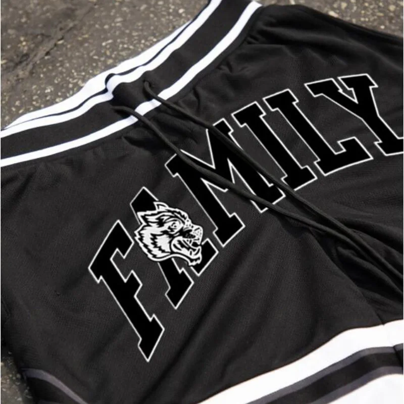 

2021 Summer Men's New Stadiums Fitness Bodybuilding Shorts Basketball Game Training Casual Loose Quick-Drying Five-Point Pants