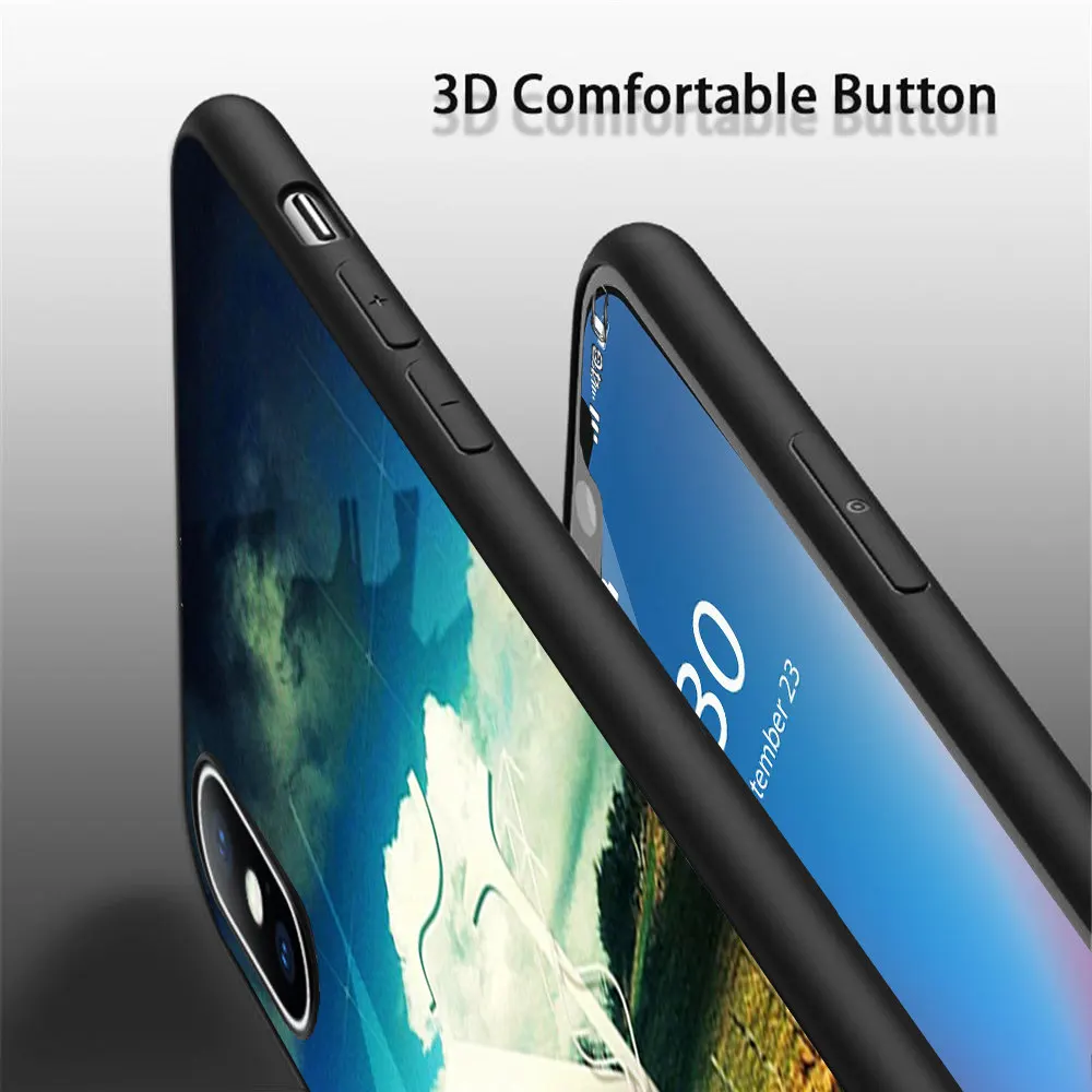 Мягкий силиконовый чехол с надписью N для iPhone 11 Pro Max X 5S 6 6S XR XS 7 8 Plus телефона |