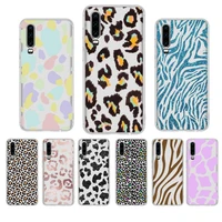 zebra leopard cow phone case for huawei p20 p30 pro p40 lite mate 20lite for y5 y6 honor 8x 10 capa