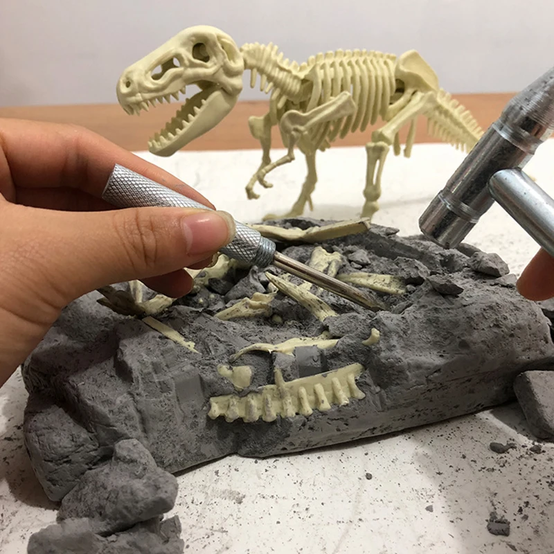 Сборная модель скелета Юрского периода тираннозавра для детей - купить по