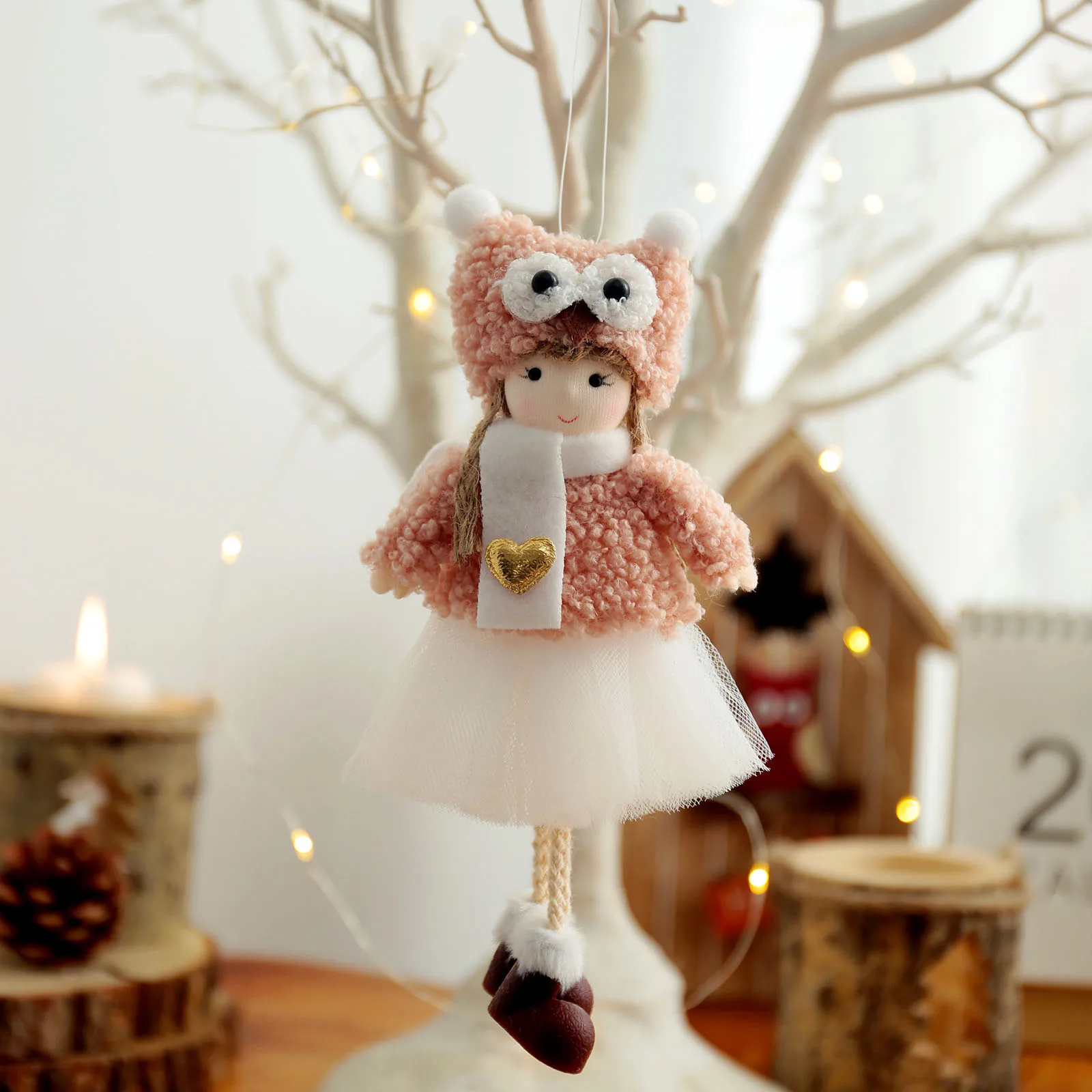 

Искусственные подвесные украшения для рождественской елки, подвесные украшения, новогодние 2022, рождественские украшения для дома, Рождест...