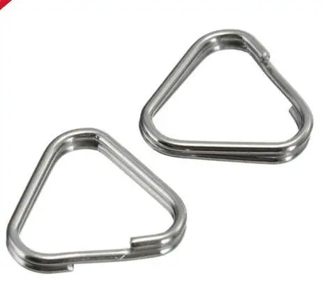 

10pcs Metal Triangle Rings Split Camera Strap Hook Replacement Part Accessory
