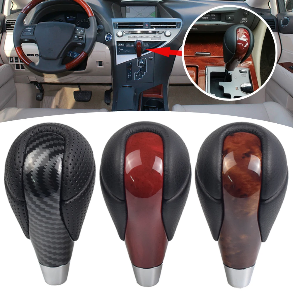 

Automatic Gear Shift Knob For Lexus RX350 RX450h IS250 IS350 ES300 ES350 GS300 GS350 LS460 LS430 LS600h Plating Walnut