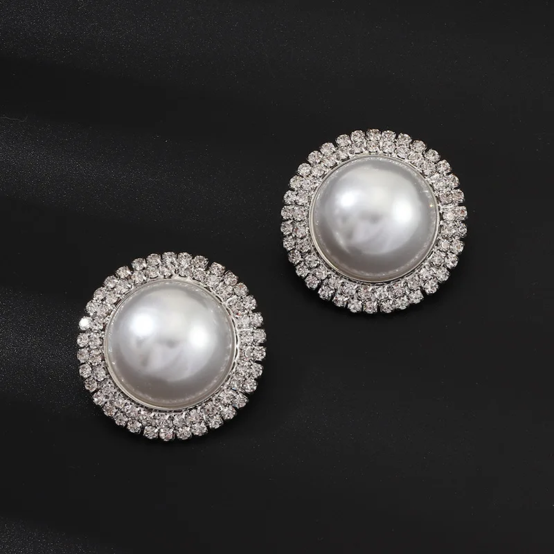 Женские серьги гвоздики с искусственным жемчугом|Серьги-гвоздики| |