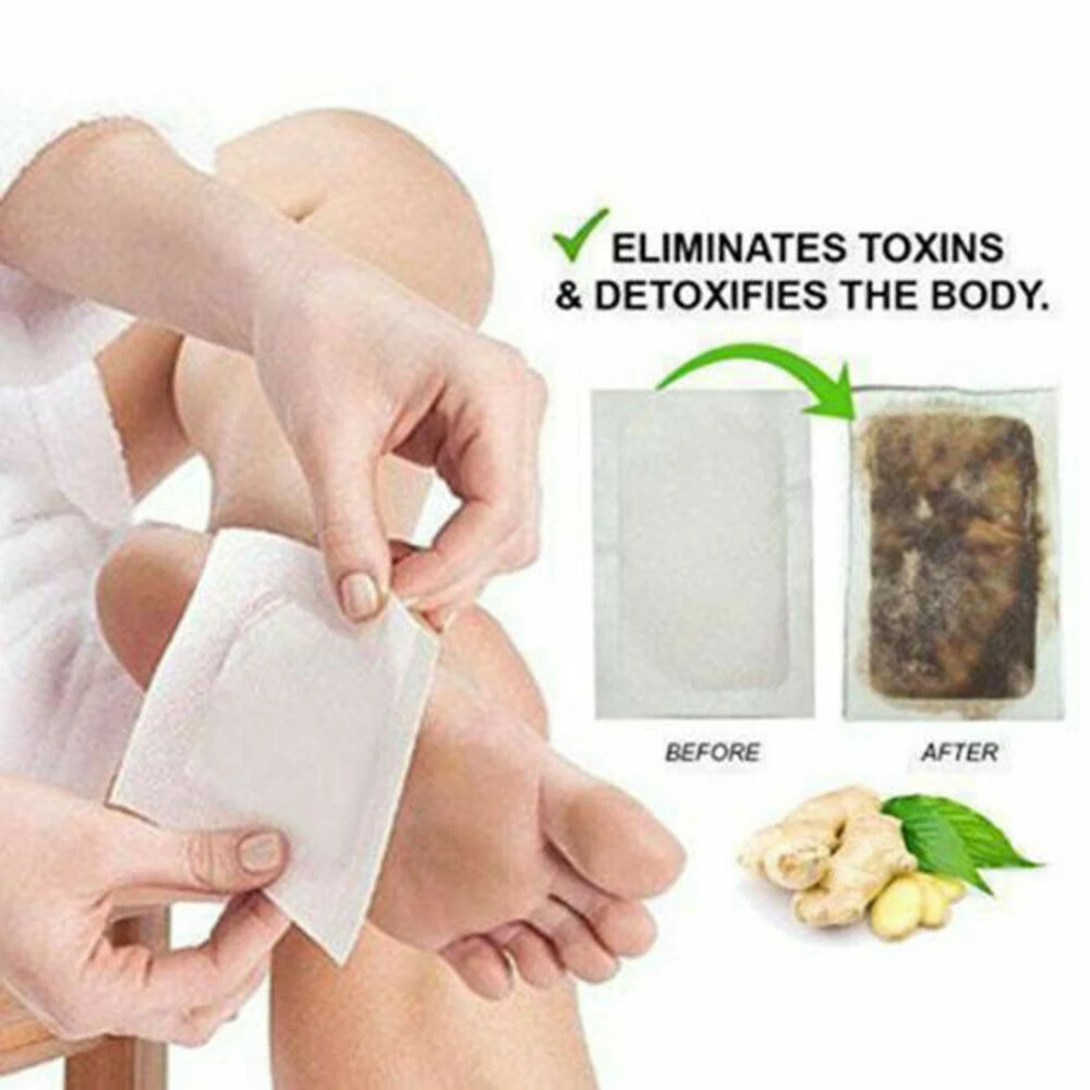

50 Pieces Premium Ginger Detox Wormwood Foot Pads Patch Herbal Cleansing Foot Care Tool Accessories