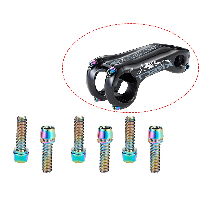 M5 * 18 мм титановое покрытие руль для велосипеда болт с головкой фиксации тормоза