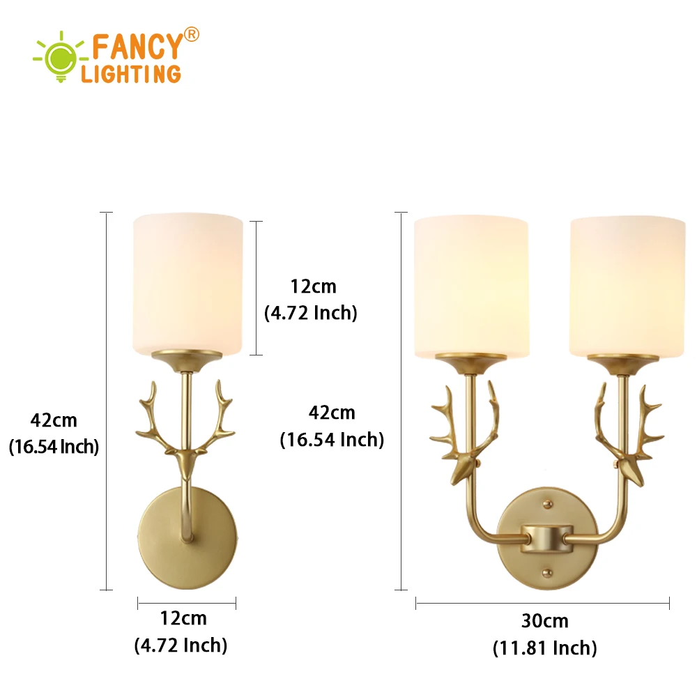 (Бесплатная Светодиодная лампа E27) современный комнатный настенный светильник с