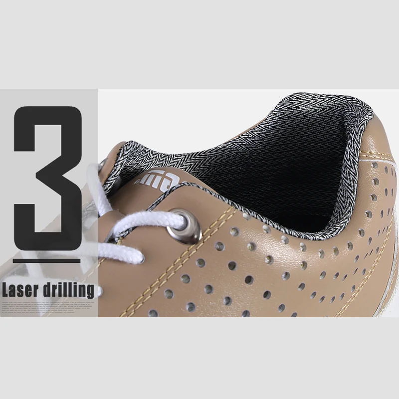 Microfiber Leather High Quality Mens Shoes Breathable Male Professional Training Shoes Studded Sports Tennis Shoes Hole Uppers