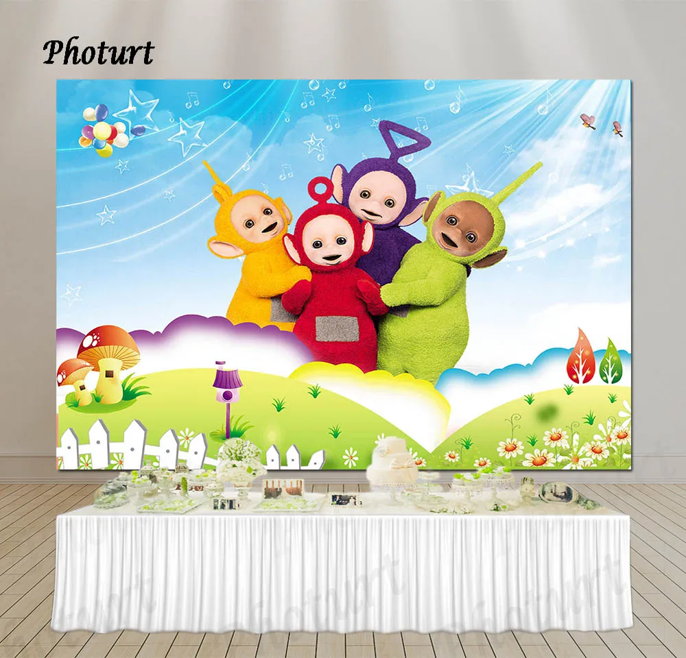 Фотофон для детской вечеринки в честь Дня Рождения из полиэстера - купить по