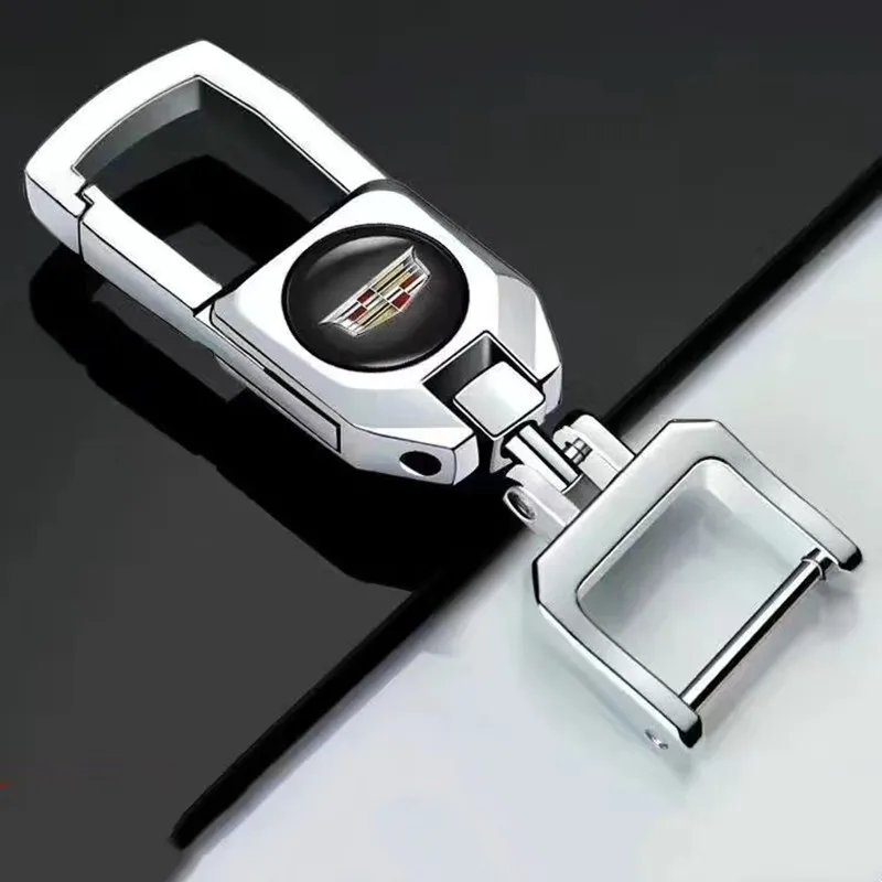 

Zinc alloy universal keychain with waist buckle is suitable for Cadillac XT5CT5/XT4/XTS/6/CT4/CT6/ATSL car keychain key ring