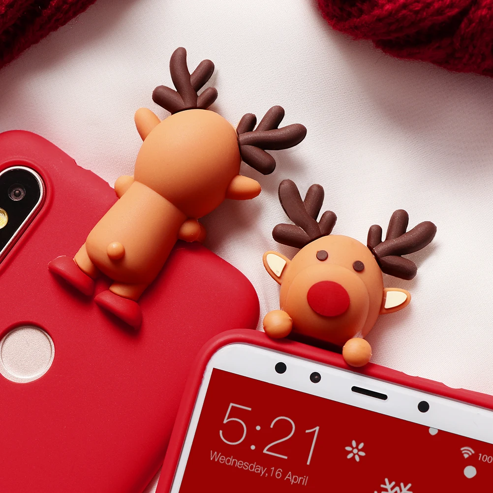Счастливого Рождества, принт с оленем, мягкий TPU чехол для Xiaomi Redmi Mi CC9e CC9 8 9 A2 Lite SE Explorer Примечание iPhone 7 6 Plus 5 iPad Pro A1 5X 6X S2 Y2 чехол