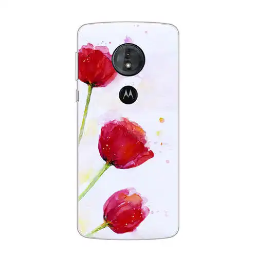 Чехол для Motorola Moto g6 play, силиконовая Мягкая задняя крышка из ТПУ с цветочным рисунком для Motorola Moto g6 plus, Защитные чехлы для телефонов - Цвет: LL14