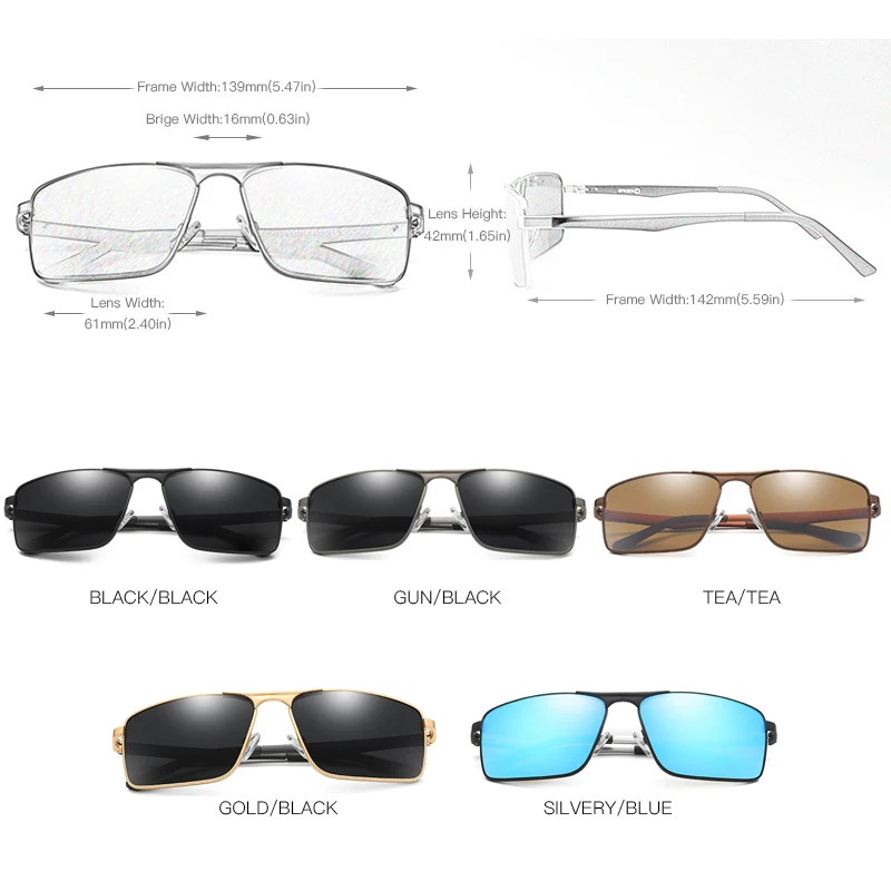 Популярные модные квадратные мужские солнцезащитные очки солнечные OPAQEN Pilot с