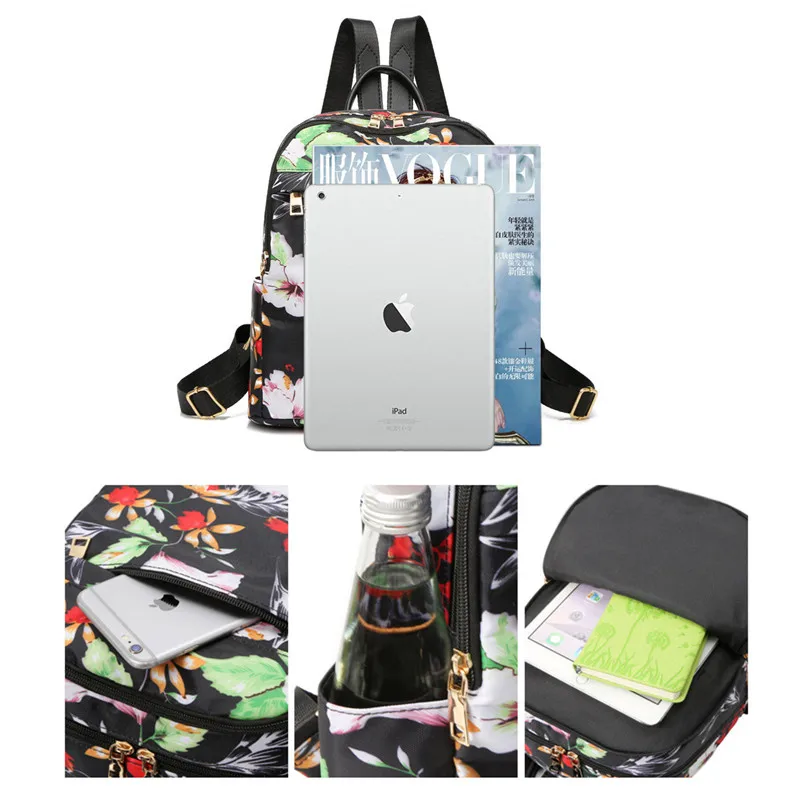 Женский маленький милый рюкзак в китайском стиле водонепроницаемый дорожный из