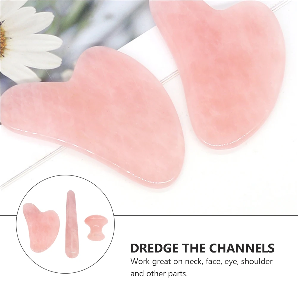 

1 Set Natural Jade Crystal Body Facial Eye Scraping Plate Jade Stone Massage Relaxation Health Care Tools Kit