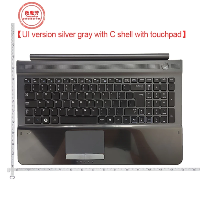 США новинка для SAMSUNG RC510 RC520 заменяет клавиатуру ноутбука с серой рамкой тачпад и
