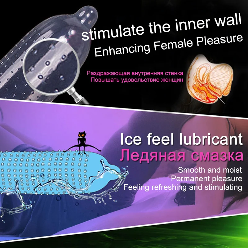 Презервативы MIO с большими частицами для мужчин спиральная стимуляция