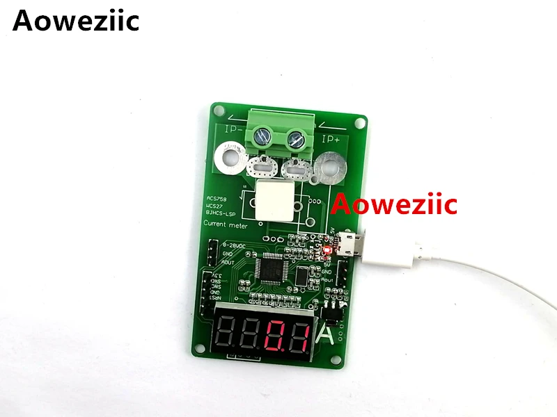 WCS2702 DC 0-2A измеритель тока Аналоговый сигнал Выход подходит для разработки USB