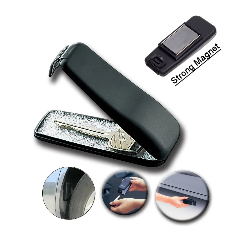 Магнитный ящик для хранения ключей запасной замок автомобиля и велосипеда