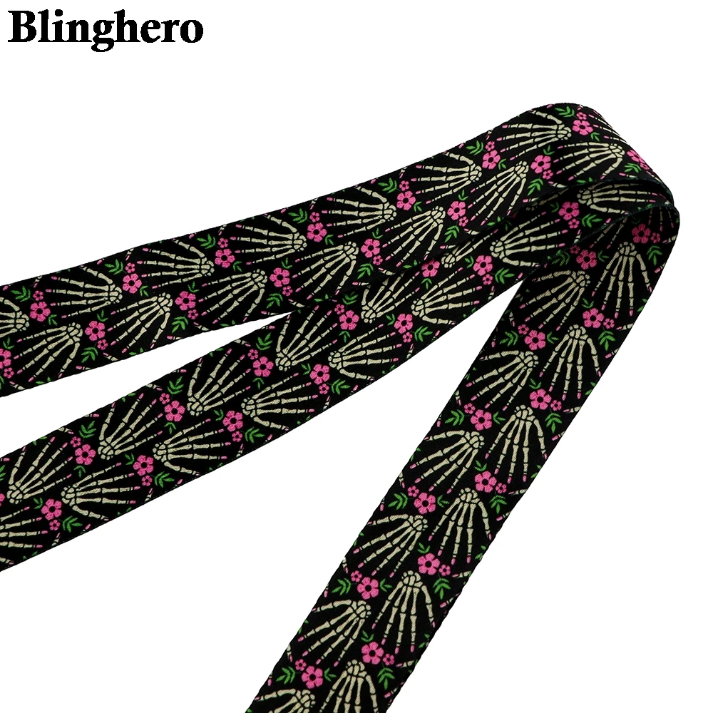 

CB470 Organ Hand and Flower Lanyards for Key Neck Strap for Card Badge Gym Keychain Lanyard Key Holder DIY Hang Rope Keychain