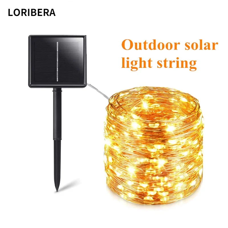 

Solar String Fairy Lights 12m 100LED / 5M 50 LED Waterproof Outdoor Garland Solar Power Lamp Christmas For Garden Decoration
