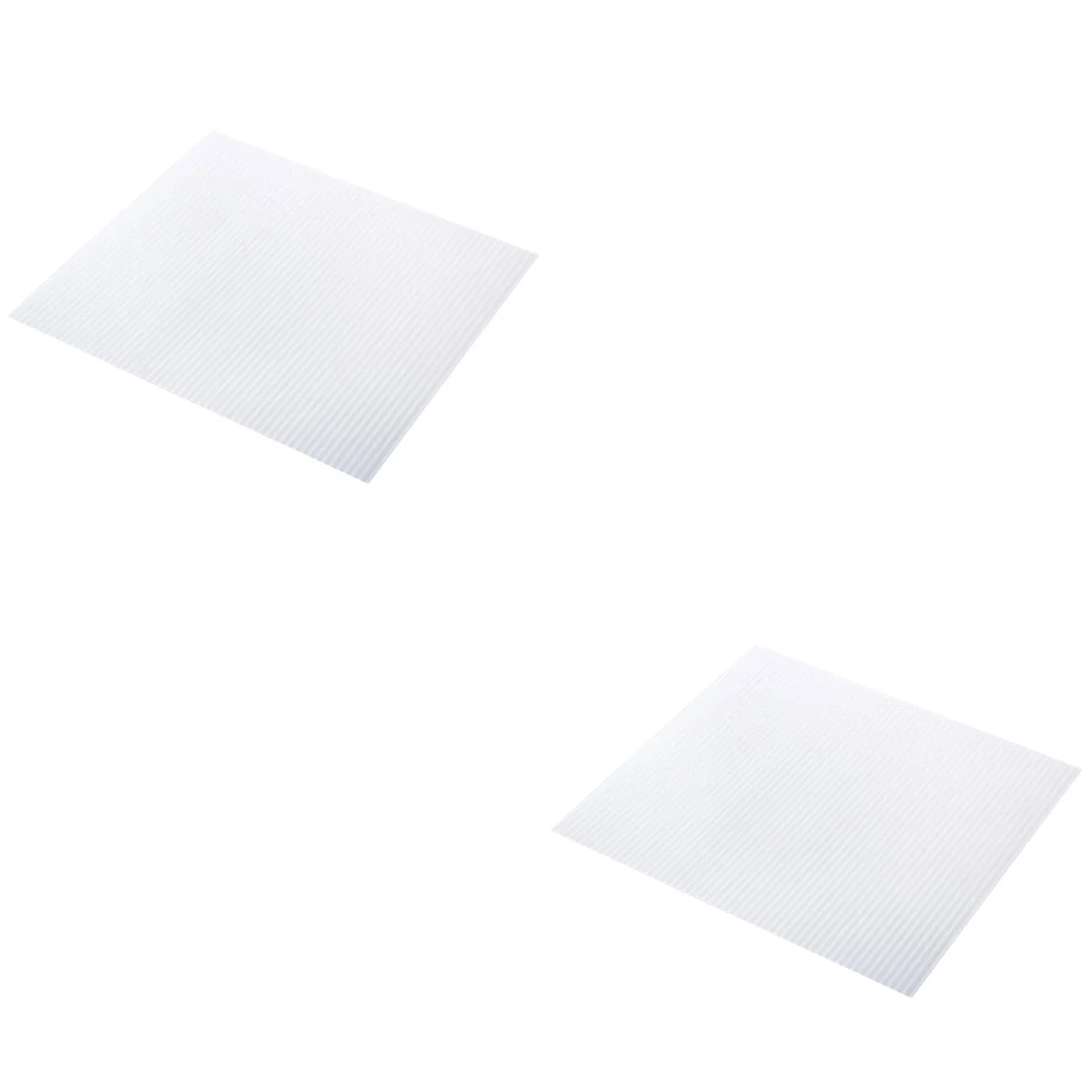 

2pcs Multifunctional Sushi Roller Mat Cake Roller Wave Pattern Oven Mat Heat Insulation Pad (White)