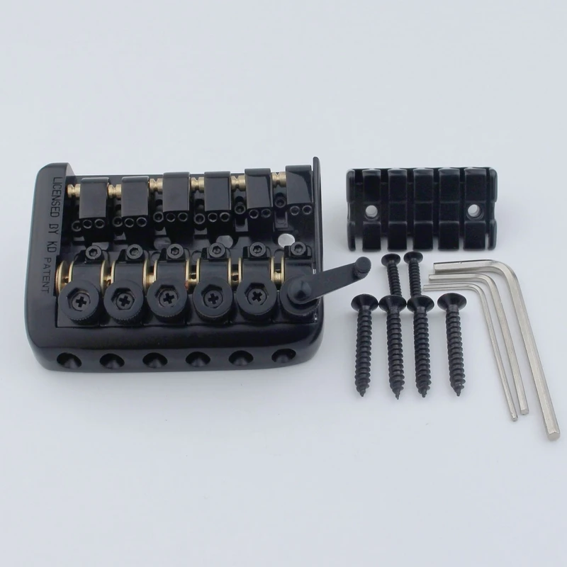 6 string sattel kopflose elektrische gitarre brücke saitenhalter mit wurm beteiligt string gerät hohe qualität gitarre brücke sait