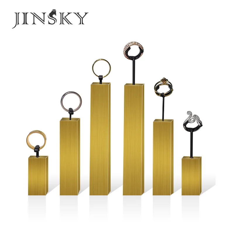 Metal Jewelry Rack Ring holder light luxury INS earrings rack display rack jewelry display props