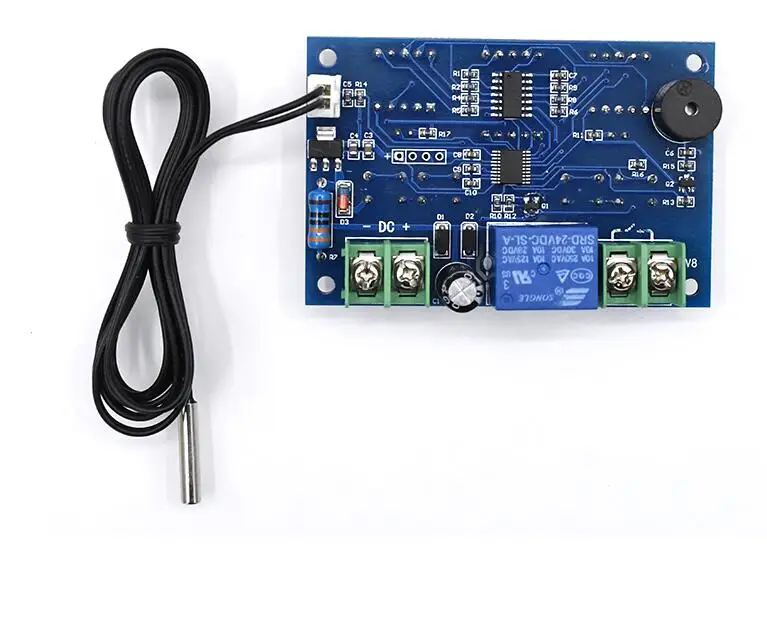 Цифровой дисплей регулятор температуры термостата переключатель 12В/24В 10A