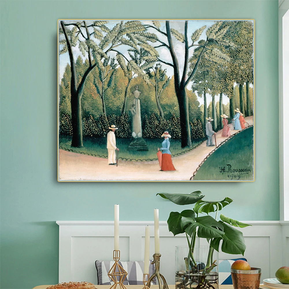 Художественная живопись на холсте Люксембург Памятник хопина | Живопись и